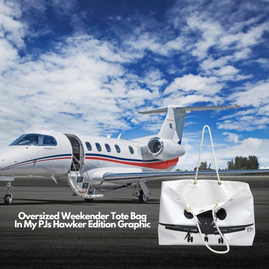 DFS Oversized weekender tote - In My PJs Hawker Graphic